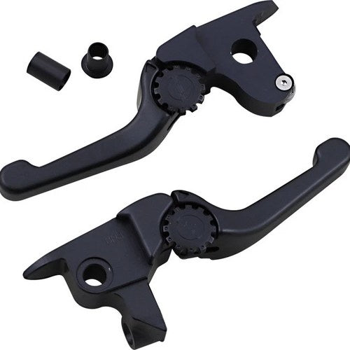 Psr Anthem Shorty Adjustable Lever Set Black #12-01654-22 Harley Davidson