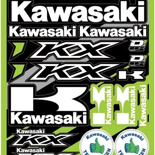 Dcor Universal Decal Sheet for Kawasaki Kxf
