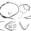 Burly Handlebar Cable/Line Kit for 16" Hangers w/o ABS Black #B30-1171