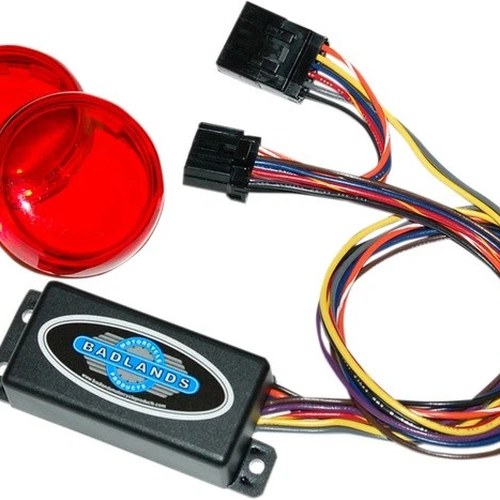 Badlands Plug-In /Red Lens #ILL-04-RL-C Harley Davidson Sportster