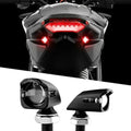 XK Glow Mini Turnz LED Rear Turn Signals Black/Red