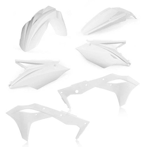 Acerbis Plastics Kit White for Kawasaki KX250F 2018