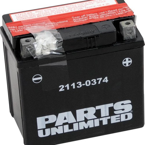 Parts Unlimited Agm Maintenance Free Battery 12V YTZ7S-BS #266290