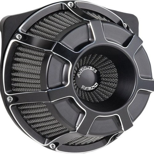Arlen Ness Beveled Inverted Air Cleaner Kit Black #18-933 Harley Davidson