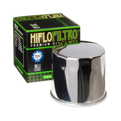 Hiflo Oil Filter Chrome #HF138C for Suzuki Burgman 650/Burgman 650 Executive
