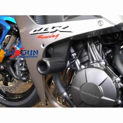 Shogun Race Cut Frame Sliders Black Honda CBR600RR 2007-2008
