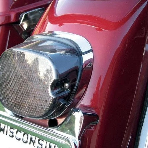 DS Low-Profile LED Taillight Lens With Bottom Window Smoke Harley Davidson