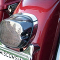 DS Low-Profile LED Taillight Lens With Bottom Window Smoke Harley Davidson