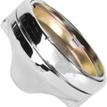 Emgo Kawasaki Style Headlight Shell Chrome 7"