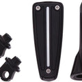 Ciro Male Mount Rail Footpegs Black #61022 Harley Davidson