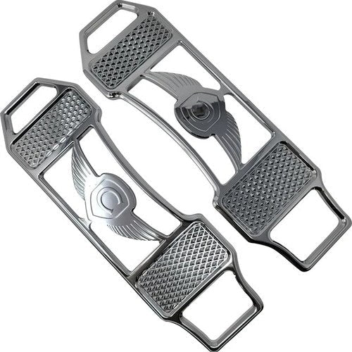 Covingtons Diamondback Floorboards Chrome #C3034-C Harley Davidson