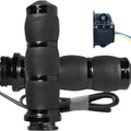 Avon Heated Velvet Air Grips Cable Throttle Black #AIR-96-HT Harley Davidson