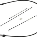 Drag Specialties Bent Tube Upper Clutch Cable 49"L Black/Black #264505