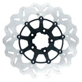 GBrakes Floating Wave Brake Rotor 12.5" Front CC Black/Silver #GBDU008