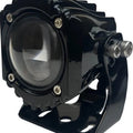 Custom Dynamics Universal Shark Demon Offroad LED Fog Light Gloss Black/Clear