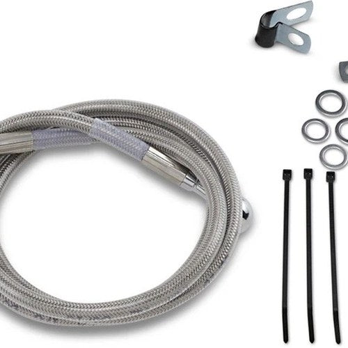 DS Braided Brake Line Kit Front +4" Harley Davidson FXD/FXR/FXRS/1200 Sportster
