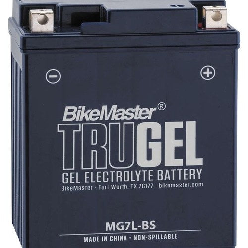 BikeMaster TruGel Battery #MG7L-BS for Aprilia Mojito 150 Custom 2004-2005