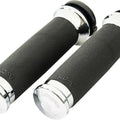 LA Choppers County Line Grips Tbw Chrome #LA-7493-00 Harley Davidson