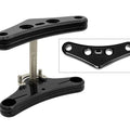 Accutronix 41mm Raked Triple Tree 7 Degree Elite Black TWR741-EB Harley Davidson