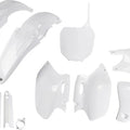 UFO Complete Plastics Kit White for Yamaha YZ250F 4-Stroke 2001-2002