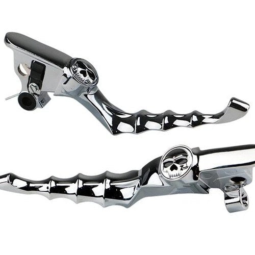 Kuryakyn Zombie Lever Set Chrome #10186-1 Harley Davidson