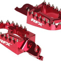 Rfx Pro Aluminum Footpegs Red for Honda Crf 450/CRF 250/CRF 150/CR125R/CR250R