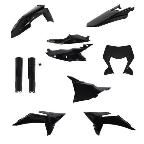 Acerbis Full Plastic Kit Black #2988060001 KTM
