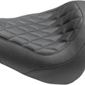 Mustang Wide Tripper Solo Seat Diamond Stitch Black #83017 Harley Davidson