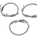 Stainless Steel Front Brake Hose 3 Piece for Harley-Davidson