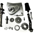 Kick Starter Conversion Kit Alloy Finish for Harley-Davidson
