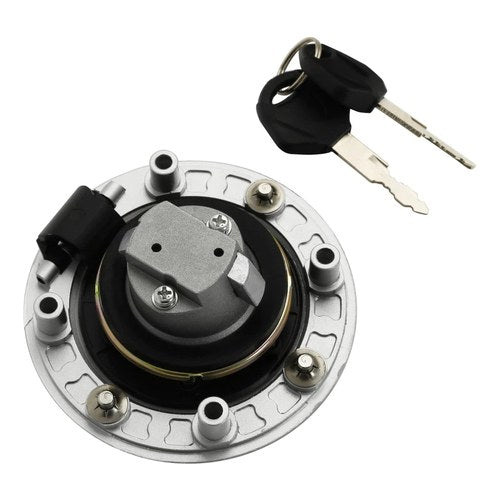 Gas Fuel Tank Cap Cover w 2 key Fit For Suzuki GSXR600 GSXR750 GSF1200 Hayabusa