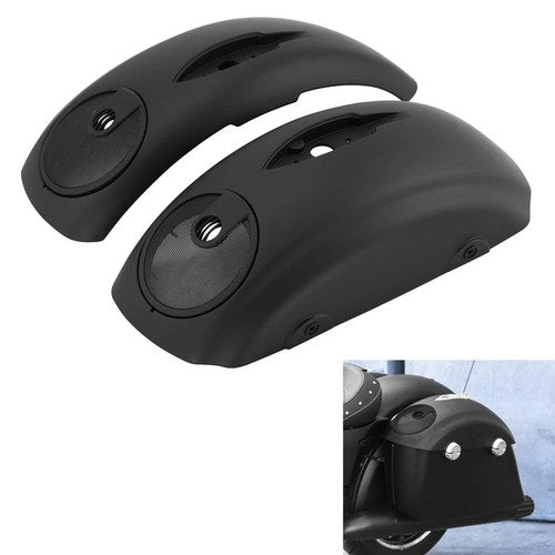 Saddlebags Lid Cover Audio Speaker Cutouts Fit For Indian Chieftain Elite 17-18
