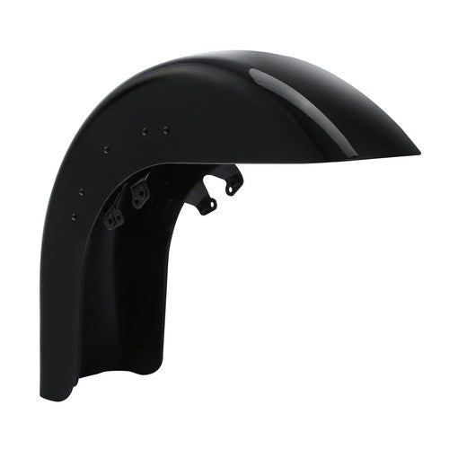 Gloss Black Front Fender Fit For Harley Electra Glide Ultra Classic Flhtcu 14-24