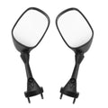 Black Rear View Mirrors Side Mirror Fit For Kawasaki Ninja ZX10R 04-10 09