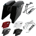 5" Stretched Extended Saddlebags/Conversion Bracket Fit For Harley Softail 84-13