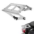 Chrome Detachable Two Up Mount Rack Fit For Harley Touring 14-26