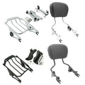 Backrest Sissy Bar/Luggage Rack/Docking Fit For Harley Touring Road Glide 14-24