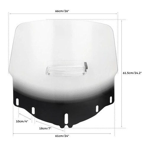Windshield Screen Protector W/ Vented Fit For Honda Goldwing GL1800 2001-2017