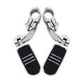 1 1/4'' Chrome Highway Crash Bar Mount/Foot Pegs Footrest Fit For Harley Honda