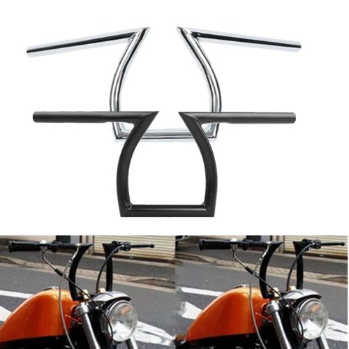 1'' Motorcycle Handlebars Z Bar Bars Fit For Harley Honda Chopper Yamaha