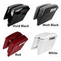 5" Stretched Extended Hard Saddle Bags Fit For Harley Davidson Touring 1993-2013
