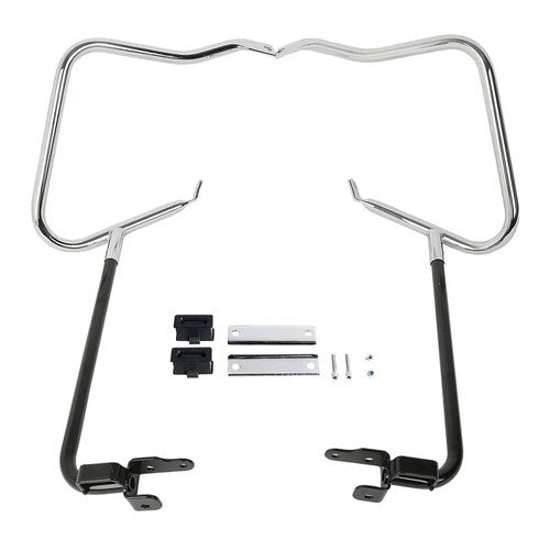 Hard Saddlebag Bag Support Bracket Guard Rail Fit For Harley Touring 2014-2024
