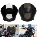 Motorcycle Quarter Headlight Fairing W/ Windshield Fit For Harley Sportster Dyna