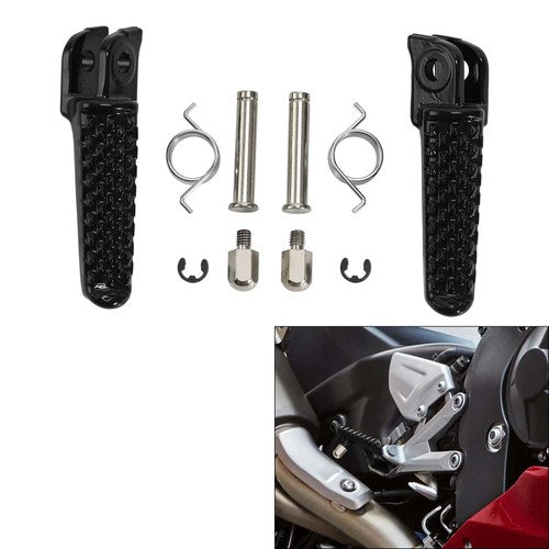 Front Foot Pegs Footrest Fit For Honda CBR600RR 2003-2025 CBR1000RR 2004-2025