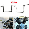 16" Rise Ape Hanger HandleBar Fit For Harley Touring Electra Street Road Glide