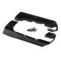 4" Vivid Black Hard Stretched Saddlebag Extension Fit For Harley Road Glide King