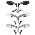 Rear View Mirrors Muscle Turn Signals Light Fit For Harley V-Rod Vrscf 2009-2017