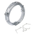 7" Led Headlight Bracket Fit for Harley Davidson Motorcycle Chrome Round Ring