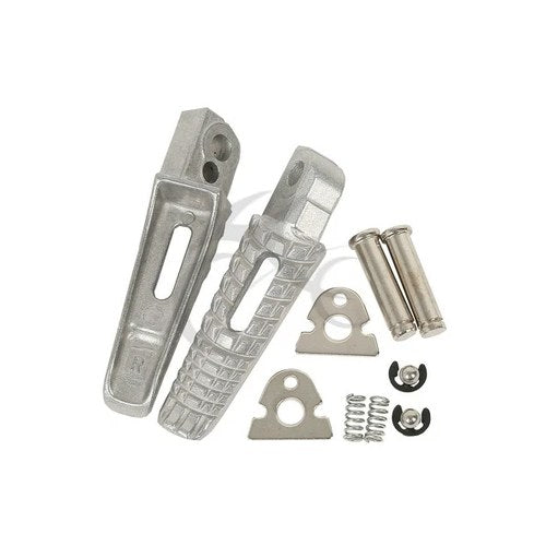 Silver Rear Foot Pegs Footrest Fit For Suzuki GSX-R 600 750 GSXR1000 2006-2025