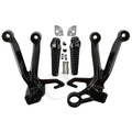 Black Rear Passenger Foot Peg Bracket Fit For Suzuki GSX-R GSXR1000 2003 2004